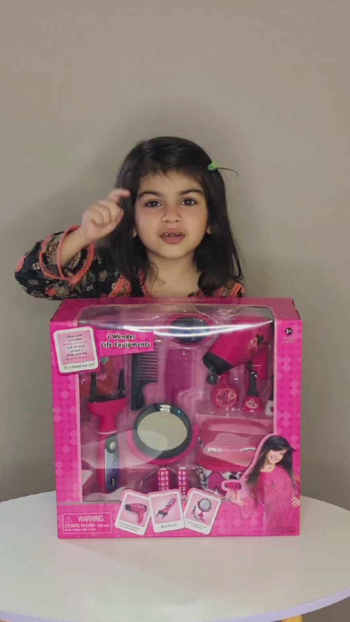 Kids Beauty Salon Play Set – Complete Glam Kit