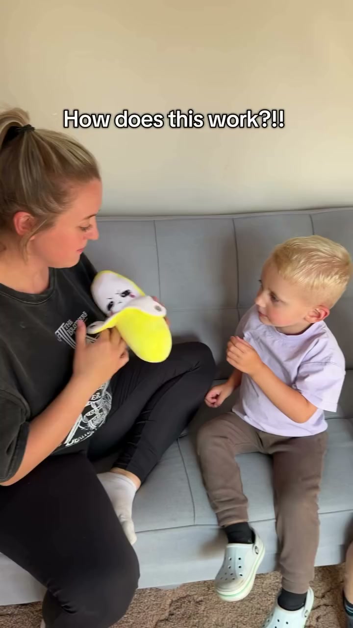 Interactive Banana Plush, Interactive Music Plush Toy with Sounds