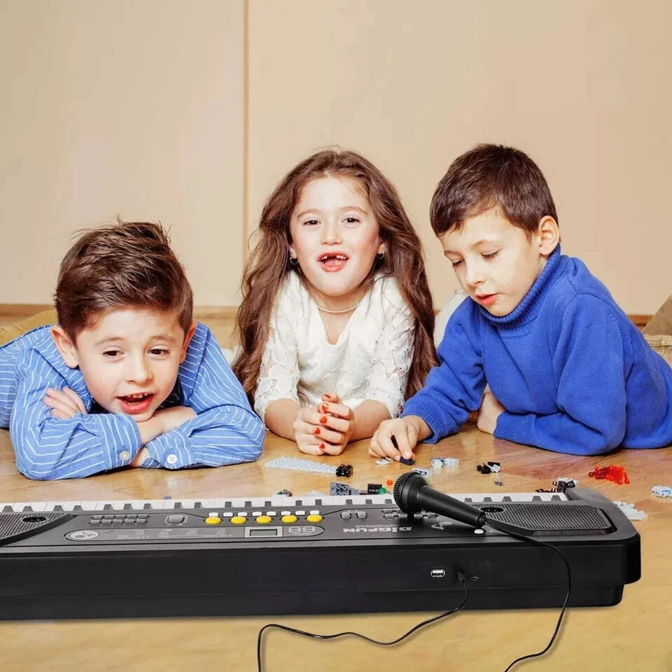 61-Key Electronic Keyboard Piano for Kids & Beginners with Microphone